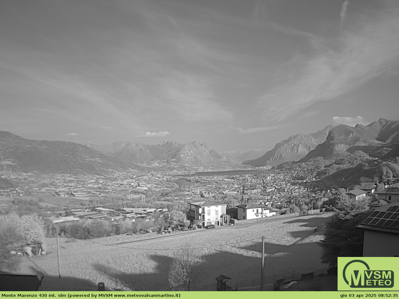 Panorama da Monte Marenzo San Alessandro